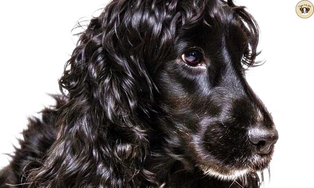 focused on the characteristic personality traits, typical demeanor, and common behaviors of the Black Cocker Spaniel breed.