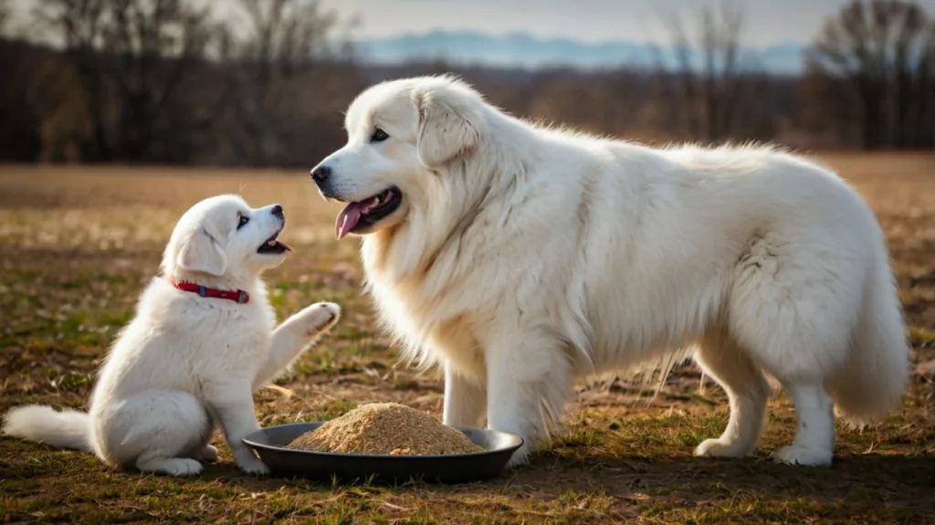 high-quality dog food, balanced meals with appropriate portions, and awareness of potential food allergies