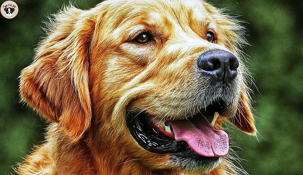 The heading "The Red Golden's Temperament" appears in bold and large text, highlighting a discussion or description of the personality and behavior traits typical of the Red Golden breed