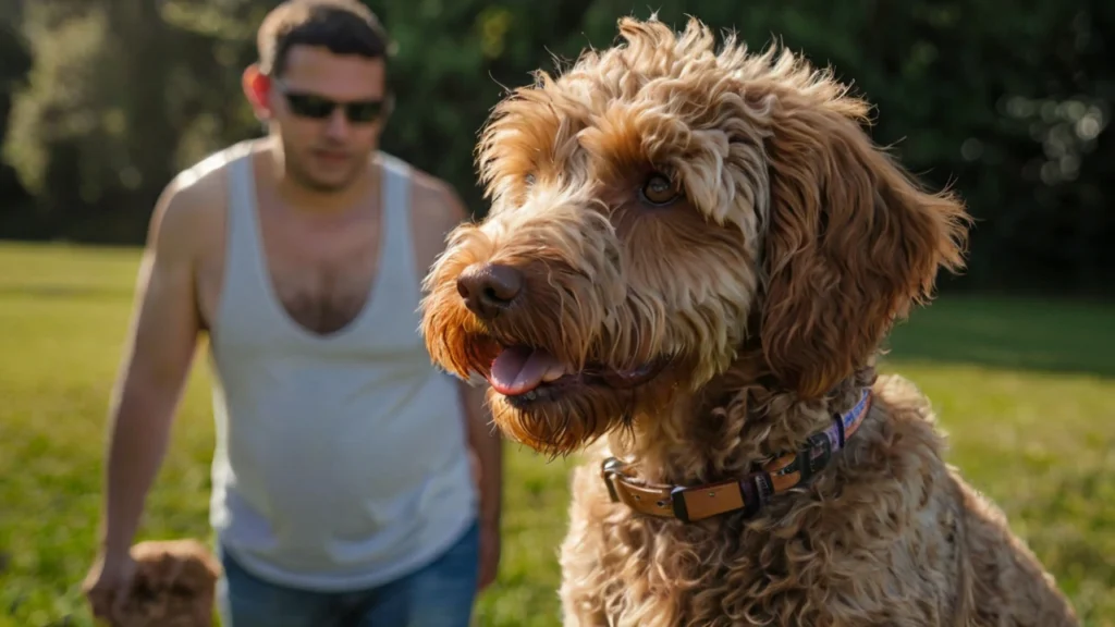  indicating the right timing and schedule for feeding a Labradoodle