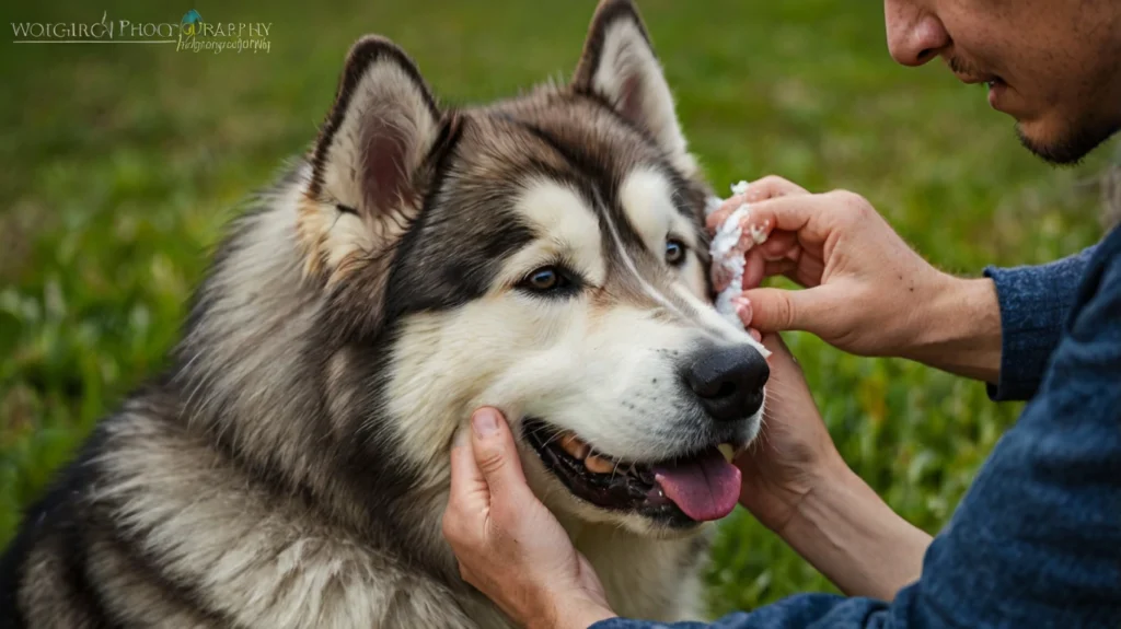 Regularly check and clean the ears of the pet to prevent infections and ensure good ear hygiene.