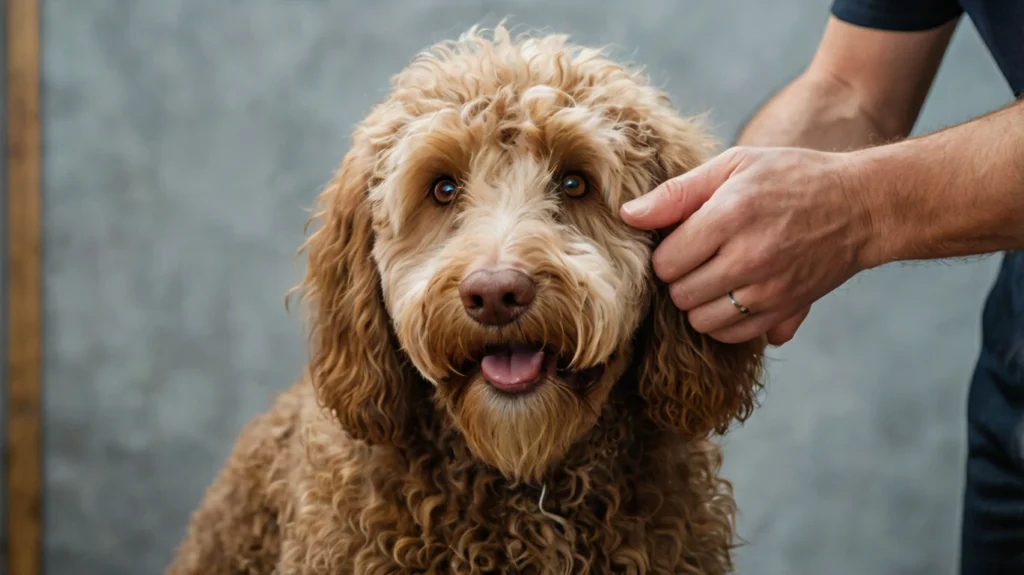 Step-by-step guide on how to groom your Labradoodle at home, including brushing, bathing, ear cleaning, nail trimming, and coat trimming to keep your pet healthy and happy.