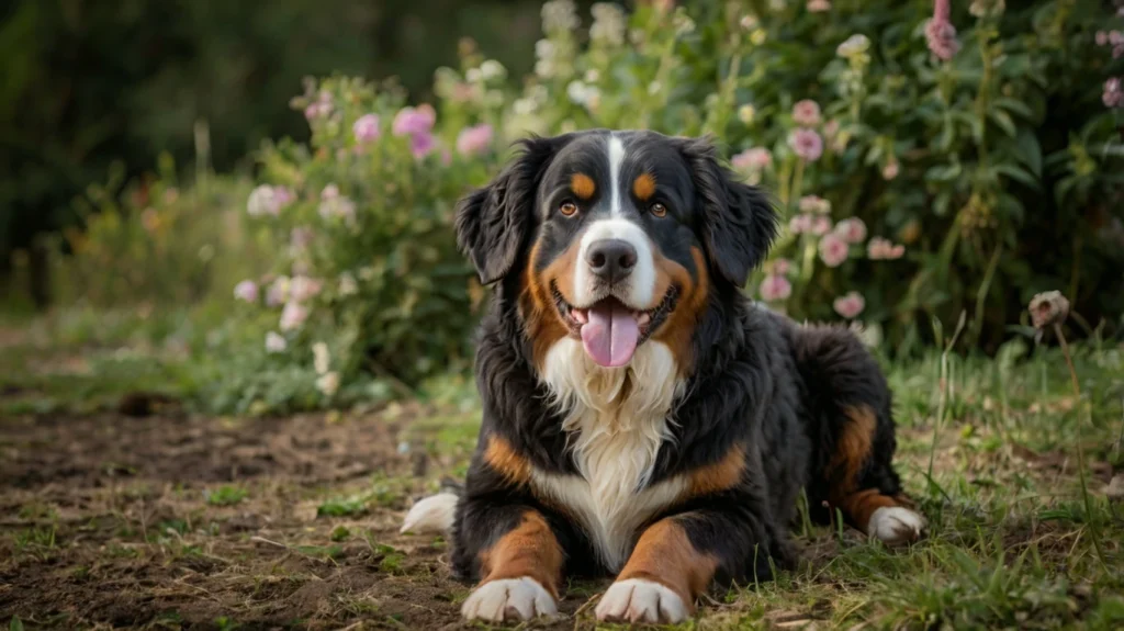 Known for their affectionate and gentle nature, Bernese Mountain are loyal family companions. They are typically very patient, especially with children, and display a calm and friendly demeanor. Highly sociable, they thrive on human interaction and tend to get along well with other pets.